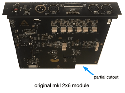 aoオーダーページ How do I tell if a Symphony I/O module is MK II (or SE) or MK I?